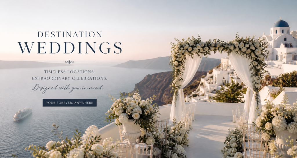 Destination wedding greece